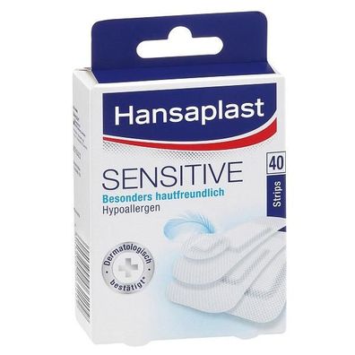 Hansaplast Sensitive Strips 4 Größen 40 Stück