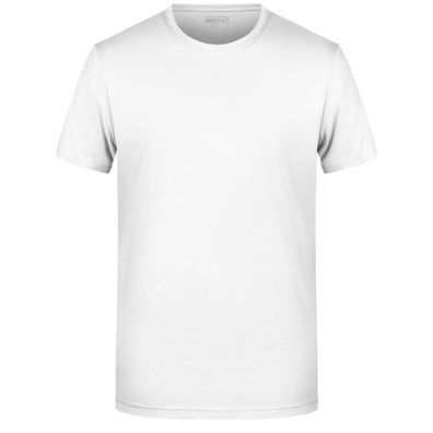 Basic Herren T-Shirt - white 108 M