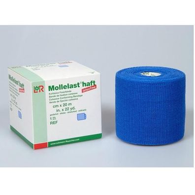 Mollelast haft color latexfrei blau 20 m x 6 cm 1 Stück