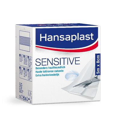 Hansaplast Sensitive 5 m x 8 cm