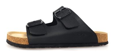 Rieker Herrenschuhe Hausschuhe Pantolette Schwarz Freizeit