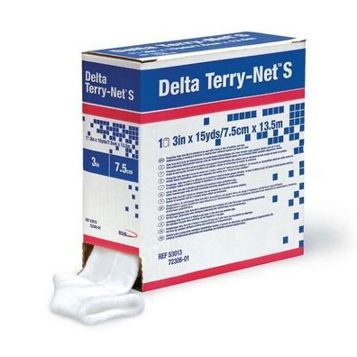 Delta Terry-Net S 46 x 7,6 cm mit Daumeneinschluss 10 Stück
