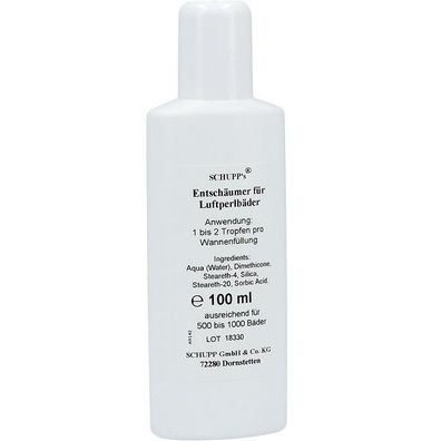 Entschäumer für Ölbäder 100 ml