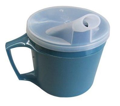 Trinkbecher THERMO blau/ grau 200 ml