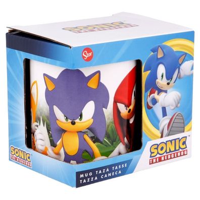 Sonic The Hedgehog Keramik Tasse 325 ml Kaffeebecher Mug Tazza Igel Sony