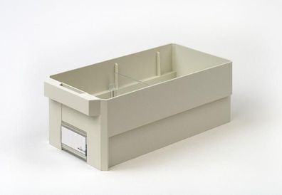 Schrankbehälter mit Fachteiler 30 x 15 x 11 cm