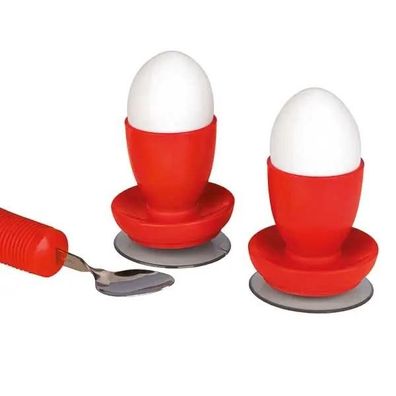 Eierbecher PVC mit Saugfuß 2 Stück