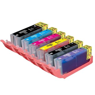 1 Set Druckerpatronen kompatibel mit Canon PGI-580 XXL und CLI-581 XXL - 6 Patronen