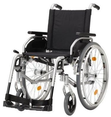 Rollstuhl PYRO START plus silber SB 43 cm FeBr