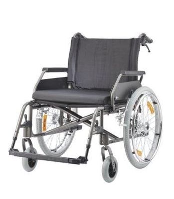 Rollstuhl ECON XXL Sitzbreite 65 cm anthrazit