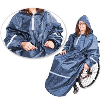 Regencape ROLKO-rainPRO für Rollstuhl mit Ärmeln und Fußteil