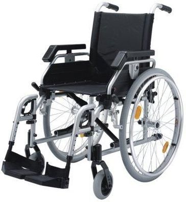 Rollstuhl PYRO LIGHT silber Sitzbreite 48cm FeBr