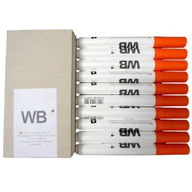 Avery Zweckform Whiteboard Marker orange Stifte Stift abwaschbar Flip Chart