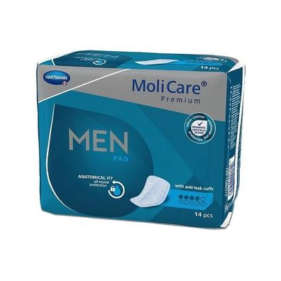 MoliCare Premium Men Pads 4 Tropfen 14 Stück