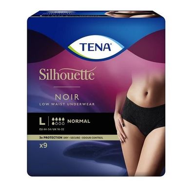 TENA Silhouette Plus Noir Gr. L Hüftumfang 95 - 130 cm