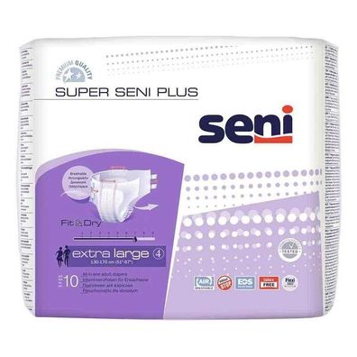 Super Seni Plus extra large Inkontinenzhose 10 Stück