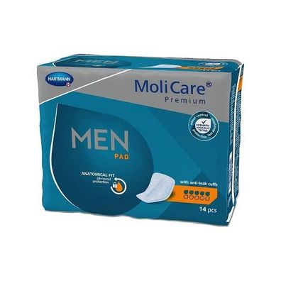 MoliCare Premium Men Pads 5 Tropfen 14 Stück