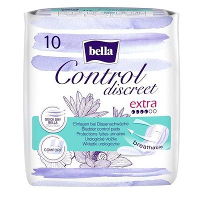 bella Control Discreet Hygieneeinlagen Extra 10 Stück