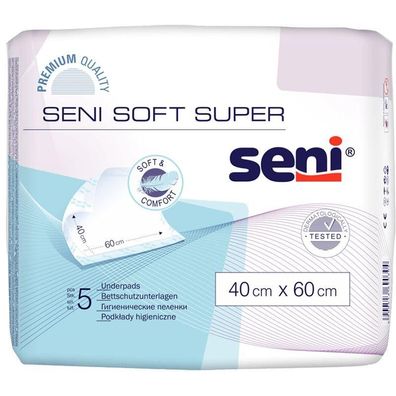 Seni Soft Super Bettschutzunterlage 90 x 60 cm 30 Stück