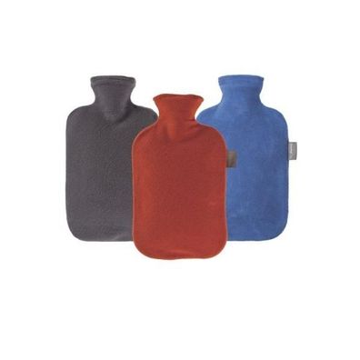 Wärmflasche mit Flauschbezug Volumen 2 Liter