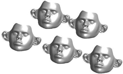 Ambu Gesichtsmasken zu Ambu-Man und Defi-Trainer 5 Stück