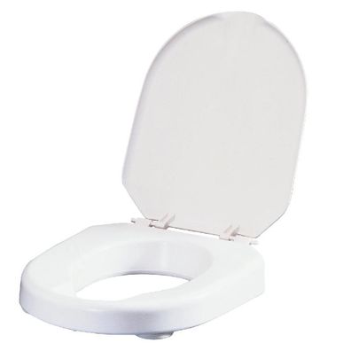 Toilettensitzerhöhung Hi-Loo mit Deckel mit Klammern 6 cm