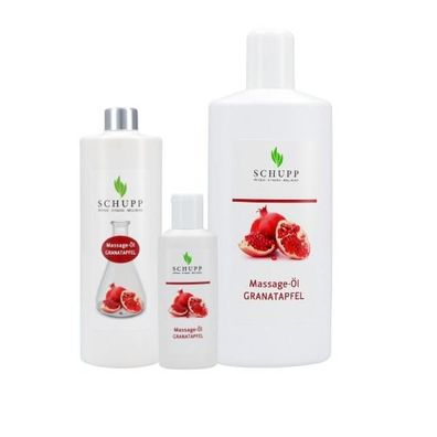 Massage-Öl Granatapfel 500 ml + Spender