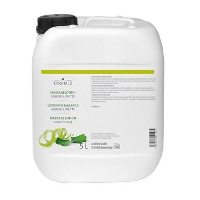 Aroma-Massagelotion Ginkgo-Limette 5 Liter Kanister