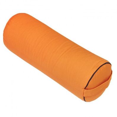 Yoga Bolster Classic Kapokfüllung orange