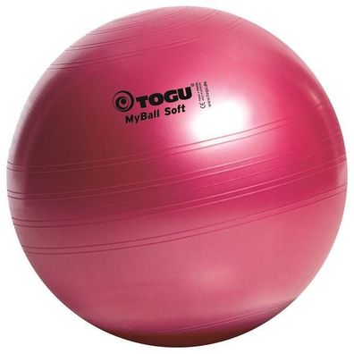 TOGU MyBall Soft Trainingsball 45 cm rubin-rot