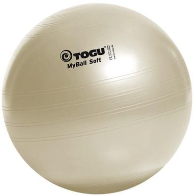 TOGU MyBall Soft Trainingsball 55 cm perl-weiß