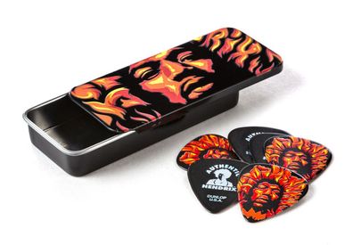 Dunlop JH-PT14H Jimi Hendrix - Voodoo Fire - Sammlerbox mit 6 Plektren