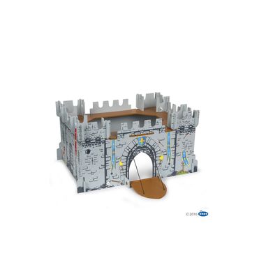 Papo 60006 Spielfigur Meine erste Burg Bau Set Mittelalter Holz Festung