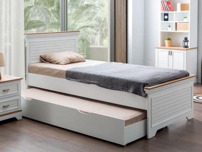 Doppelbett mit Bettschublade Möbel Holz Betten Kinderbett Jugendbett Teeneger