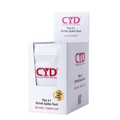 CYD® Teststreifen zum Nachweis von K.O. Tropen in Getränken 250x