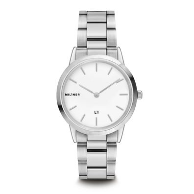 Millner Uhr 11001 Chelsea Damen Armbanduhr Silber
