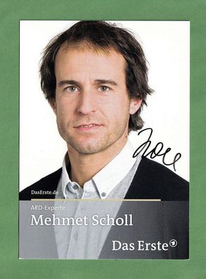 Mehmet Scholl (Ex-Fußballspieler u. Sportmoderator ) - persönlich signiert