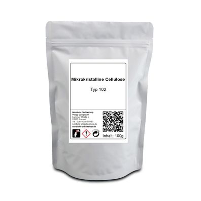 Mikrokristalline Cellulose (Typ 102) 500g