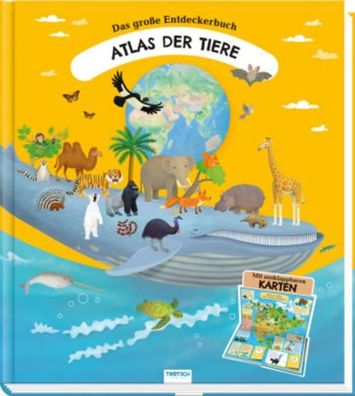 Tr?tsch Kinderatlas Das gro?e Entdeckerbuch Atlas der Tiere: Besch?ftigungs ...