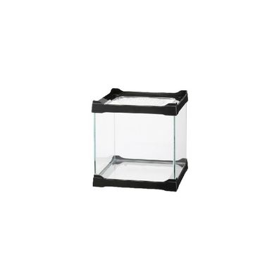 2 x Ista Aquarium 4 Liter stapelbar verschließbar Deckel aufklappbar schwarz weiß
