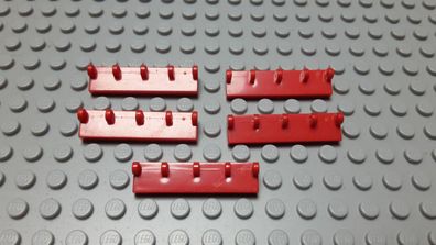 Lego 5 Rot 1x4 Autodach Halter vertikal Nummer 4625