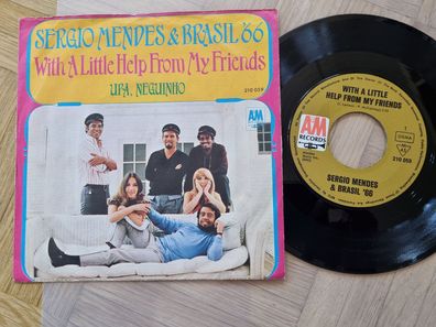 Sergio Mendes & Brasil '66 - With a little help from my friends 7'' CV Beatles