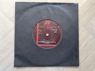 Gary Numan - Remember I was vapour 7'' Vinyl UK