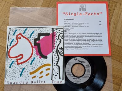 Spandau Ballet - True 7'' Vinyl Germany PROMO FACTS