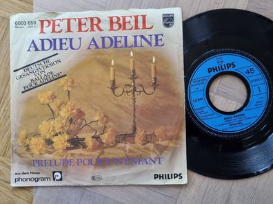 Peter Beil - Adieu Adeline 7'' Vinyl Germany/ CV Richard Clayderman