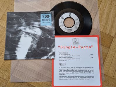 The Waterboys - A girl called Johnny 7'' Vinyl Germany PROMO FACTS