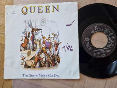 Queen/ Freddie Mercury - The show must go on 7'' Vinyl Germany