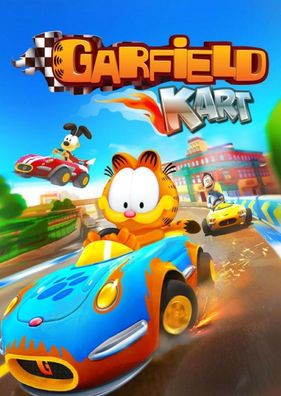 Garfield Kart (PC 2013, Nur Steam Key Download Code) No DVD, Steam Key Code Only