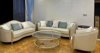 Sofagarnitur 3 + 2 + 1 Sitzer + Couchtisch Sitzpolster Garnituren Sofa Couch Set Neu