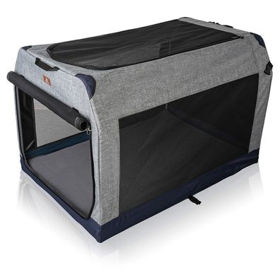 Knuffelwuff faltbare Hundebox Transportbox Denali mit Aluminiumgestell